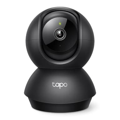 Tapo TP-Link 2K Pan/Tilt Indoor Security Camera for Baby Monitor, Pet Camera | Motion Detection & Tracking | 2-Way Audio | Cloud & SD Card Storage | Works w/Alexa & Google Home | Black C211 - Image 1
