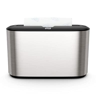 Tork Xpress Stainless Steel Paper Towel Dispenser Compact Design, Fits H2 Hand Towels, Ideal for Home Use Single Unit (302030) - Image 1