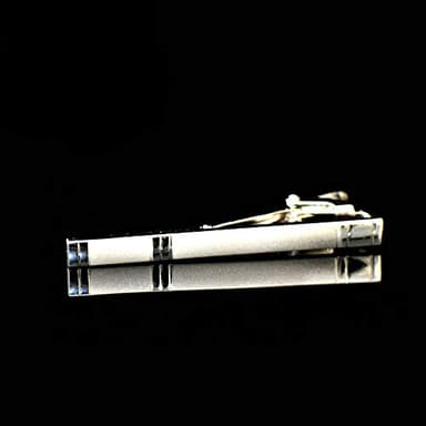 RBOCOTT Mens Orange White Paisley Tie and Pocket Square With Tie Clip Set for Business Wedding(28) - Image 4