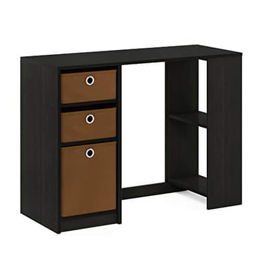 FURINNO Computer Study Writing Desk, Espresso, Model:15110EXBR - Image 9