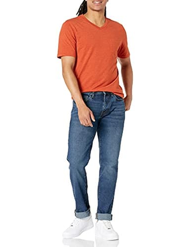 Amazon Essentials Men's Slim-Fit Jeans - Discontinued Colors, Vintage Wash, 31W x 34L - Image 5