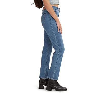 Levi's Women's Classic Straight Jeans (Standard and Plus), (New) Lapis Speed, 33 Short - Image 3