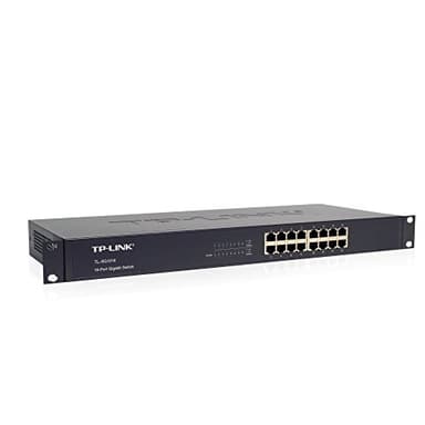 TP-Link TL-SG1016 | 16 Port Gigabit Ethernet Switch | Plug & Play | Sturdy Metal, Shielded Ports, Rackmount, Fanless, Black | 3 Year Manufacturer Warranty | Unmanaged - Image 3