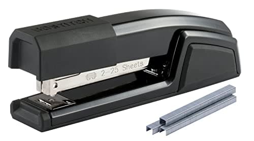 Bostitch Office Epic Metal 3 in 1 Stapler, 25 Sheet Capacity, Includes 210 Staples in Staple Storage Compartment & Integrated Remover, - Image 1