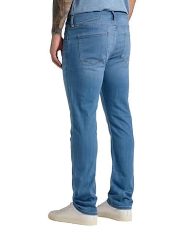 True Classic Mens Jeans – Stretch Jeans for Men, Straight Fit Men’s Stretch Jean, Straight Leg, High-Stretch - Medium Indigo, 34W X 34L - Image 9