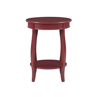 Powell Furniture Powell Round Shelf, Red Table - Image 8