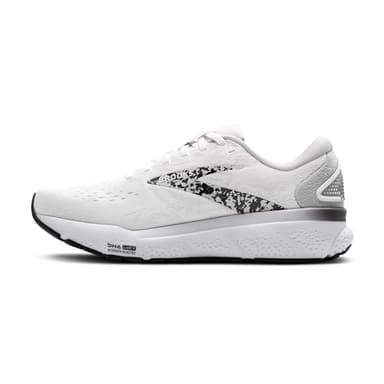 Brooks Women’s Ghost 16 Neutral Running Shoe - White/Oyster/Lava - 8 Medium - Image 5