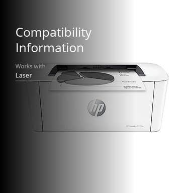 HP LaserJet M110w Wireless Black & White Printer, Print, Fast speeds, Easy setup, Mobile printing, Best-for-small teams - Image 3