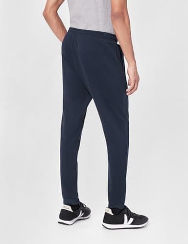 BOSS Hadiko Curved Logo Cuffed Sweatpants Dark Blue - Image 3
