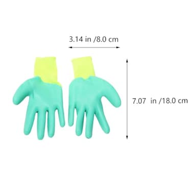 2 Pairs Hamster Gloves, Animals Glove to Handle Hamsters Hamster Bite Gloves Small Animal Handling Gloves Bite Gloves for Hamsters Rubber Pet Cat Gloves - Image 2