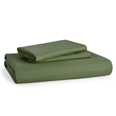 Bedsure Duvet Cover Queen Size - Soft Double Brushed Bedding Set for Kids & Adults, Zipper Closure, 3 Pieces, Includes 1 Duvet Cover (90"x90") & 2 Pillow Shams, NO Comforter, Olive Green - Image 9
