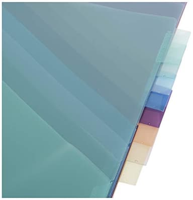 Amazon Basics Tab Dividers for 3 Ring Binder, Two Pocket, Letter Size, Assorted Colors, 24 Count - Image 6