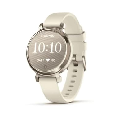 Garmin Lily 2, Small and Stylish Smartwatch, Hidden Display, Patterned Lens, Up to 5 Days Battery Life, Coconut - Image 1