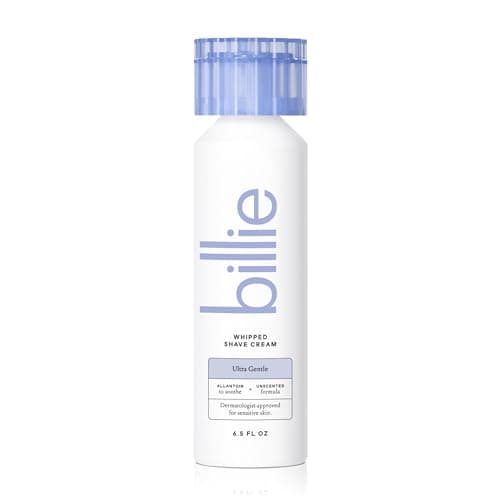 Billie Whipped Shave Cream - Ultra Gentle Protection - Fragrance-Free & Dermatologist-Approved - Designed for Sensitive Skin - 6.5 fl oz - Image 1