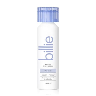 Billie Whipped Shave Cream - Ultra Gentle Protection - Fragrance-Free & Dermatologist-Approved - Designed for Sensitive Skin - 6.5 fl oz - Image 1