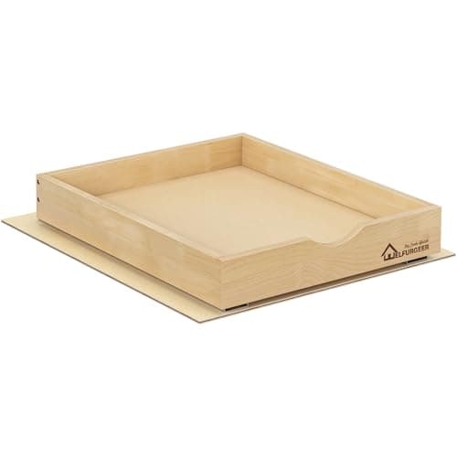 WelFurGeer Soft Close Pull Out Drawers for Cabinets, 17" W x 22" D Pull Out Cabinet Drawer with Heavy Duty Slides, Pull Out Cabinet Organizer, Cabinet Pull Out Shelves, Pull-Out Home Organizers - Image 1