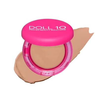 Doll 10 Peptide Bounce Balm Foundation™ – Hydrating, Age-Defying Foundation for Older Women, All Skin Types – Vegan, Clean, Natural, Medium Buildable Coverage, Blurs Fine Lines - [Light] - Image 1