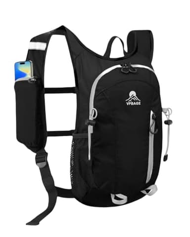 VPBAGE Small Hiking Backpack with Front Phone Holder, Packable Back pack with Chest and Waist Strap, Lightweight Daypack for Women Men - Image 1