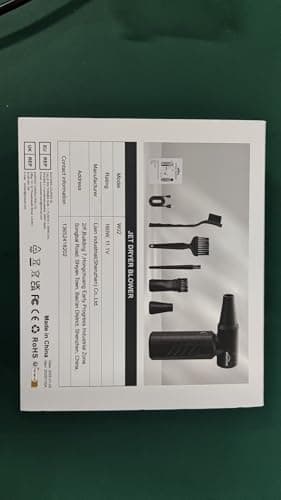 WHATOOK Compressed Air Duster: 180000RPM Air Blower with Stepless Speed Regulation Mode, Electric Air Duster with Brushless Motor, Air Duster for Keyboard, Computer, Car and Home Cleaning（Black） - Image 9