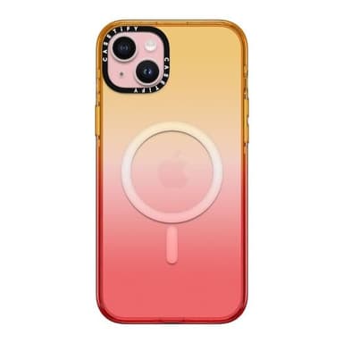 CASETiFY Impact iPhone 15 Plus Case [4X Military Grade Drop Tested / 8.2ft Drop Protection/Compatible with Magsafe] - Peach Haze - Image 1