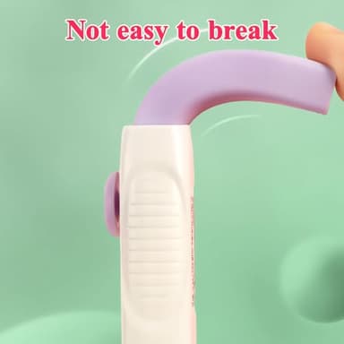 M&G 4+1 Pack Rubber Erasers Sliding Retractable Eraser, Soft Cute Erasers Push Pull Large Pencil Eraser with Plastic Sleeve 4 Refill Eraser for Students Kids, School Office Home Supplies (Purple) - Image 5