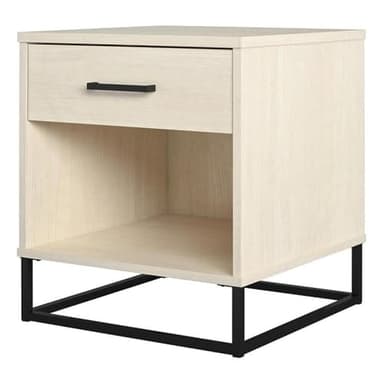 Novogratz Kelly Nightstand, Ivory Oak - Image 1