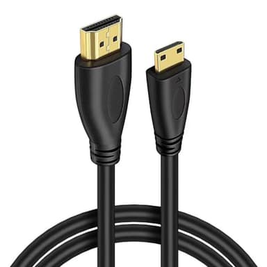 CAMKOO Mini HDMI to HDMI Adapter Cable, 10.2Gbps High-Speed, 4K@30Hz, 1080p, Ethernet Ready, 3.3Ft, Black,2-Pack - Image 9