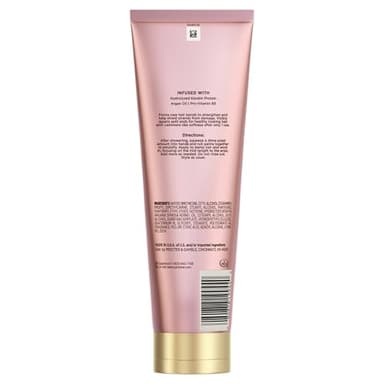 Pantene Keratin Leave-In Conditioner with Argan Oil, Protein Treatment for Dry, Damaged & Color-Treated Hair, Repairs Split Ends & Protects from Damage, Formaldehyde-Free, 8.4 Fl Oz - Image 9