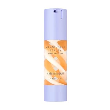 Meaningful Beauty Crème De Serum, Melon Extract Night Moisturizer, orange - Image 1