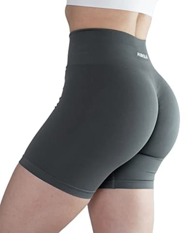 AUROLA 3 Pieces Sets Intensify Workout Shorts for Women Seamless Scrunch Short Gym Yoga Running Sport Active Exercise Fitness Shorts - Image 4