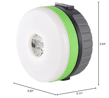 LIT-PaTH LED Camping Lantern, Rechargeable Light with Magnet Base, 2200 mAh, Survival Kit for Emergency, Hurricane, Outage, Medium Green, 1 Pack - Image 7