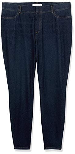 Amazon Essentials Women's Pull-On Stretchy Knit Jegging (Available in Plus Size), Dark Wash, XX-Large - Image 9