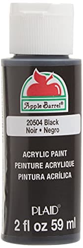 Apple Barrel Acrylic Paint in Assorted Colors (2 Ounce), 20504 Black - Image 1