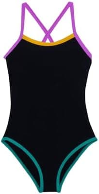Gottex Girls Kids Toddler and Little Prix Textured Black One Piece Swimsuit Uv Sun Protection Bathing Suit - Image 3