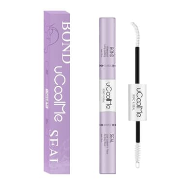 UCOOLME Lash Bond and Seal Waterproof for Eyelash Extensions Lash Cluster Glue 150Hours Long-Lasting,Non-Irritating, 2-in-1 lash Glue for Eyelash Clusters DIY Lash Extensions at Home(Clear Bond,10ML) - Image 1