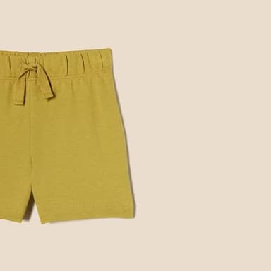 Amazon Essentials Unisex Babies' Cotton Pull-On Shorts, Pack of 3, Olive/Pale Mint Green/Navy, 18 Months - Image 2