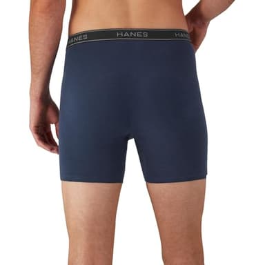 Hanes Mens Underwear Briefs, Cool Dri Moisture-wicking Cotton No-ride-up For Men, Multi-packs Available Boxer, 6 Pack - Dyed Assorted, Medium US - Image 3
