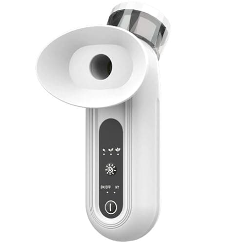 2025NEW Eye Steamer, Steam Therapy Wand, Nano Eye Mist Steam Sprayer for Relief Dry Eye, Heated Eye Treatment, Portable Eye Steamer Moisturizer Soother, Mini Rechargeable Eye Mist Sprayer, White - Image 1