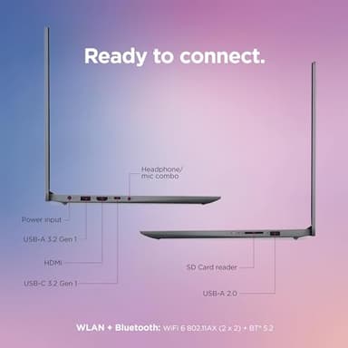 Lenovo IdeaPad Laptop Computer 2025, 15.6" Display, 20GB RAM, 1.6TB Storage (1TB SSD + 128GB eMMC + 500GB Ext), Intel Dual Core Processor, Long Battery, MarxsolAccessory, 1 Year Office 365, Win 11 - Image 9