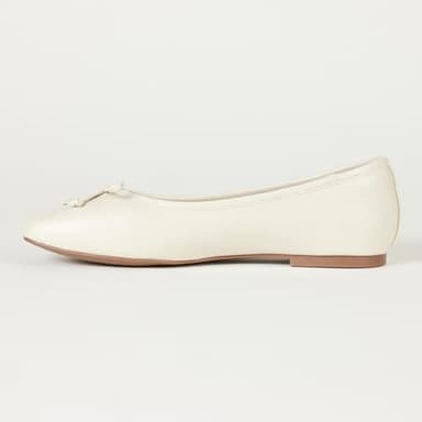 The Drop Women's Pepper Ballet Flat with Bow, Bone, 12 - Image 2