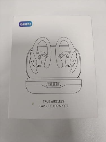 Ear buds Wireless Earbuds Bluetooth 5.3 Headphones 60hrs Playtime with Digital Display Sports Wireless Headphones with Earhook Deep Bass IPX7 Waterproof Over-Ear Earbuds for Android iOS Workout Rose - Image 8