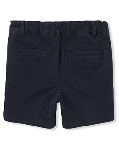The Children's Place Baby Boys and Toddler Stretch Chino Shorts, New Navy 3-Pack, 2T US - Image 3