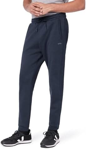 BOSS Men's Curved Logo Regular Fit Cuffed Sweatpants - Image 3
