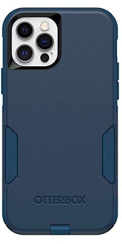 OtterBox iPhone 12 & iPhone 12 Pro Commuter Series Case - Bespoke Way (Blazer Blue/Stormy SEAS Blue), Slim & Tough, Pocket-Friendly, with Port Protection - Image 3