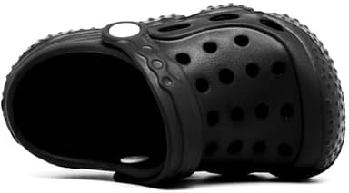 INMINPIN Kids Girls Boys Clogs Garden Shoes Toddler Slides Sandals Children Water Shower Beach Pool Slippers Indoor Outdoor,Big Kid 3,Black - Image 4