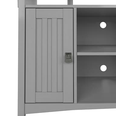 Bush Furniture Salinas Accent Storage Cabinet with Doors and Shelves, Farmhouse Cabinet Buffets & Sideboards - Image 4