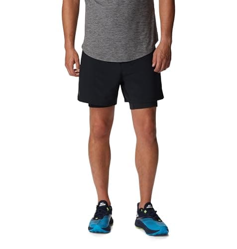 Columbia Men's Endless Trail 2 in 1 Short, Black, X-Small - Image 1