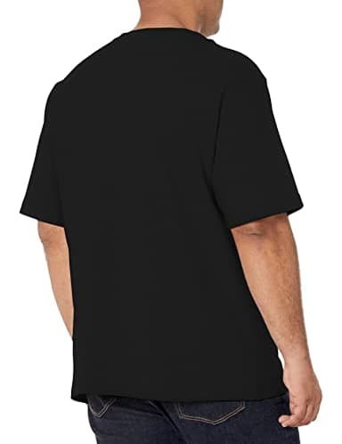 CarharttmensLoose Fit Heavyweight Short-Sleeve Pocket T-ShirtBlackLarge Tall - Image 3