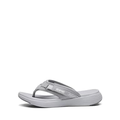 DREAM PAIRS Women's Arch Support Flip Flops Comfortable Thong Sandals,Size 8.5,Grey,Breeze-1 - Image 7