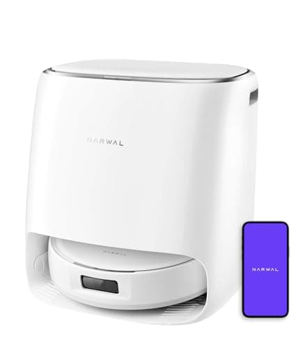NARWAL Freo Pro Robot Vacuum and Mop Combo, Tangle Free Robot Mop, 8500Pa Powerful Suction, Self-Emptying, Auto Mop Washing, Auto Drying, Obstacle Avoidance, Ideal for Pet Hair and Hard Floor - Image 1